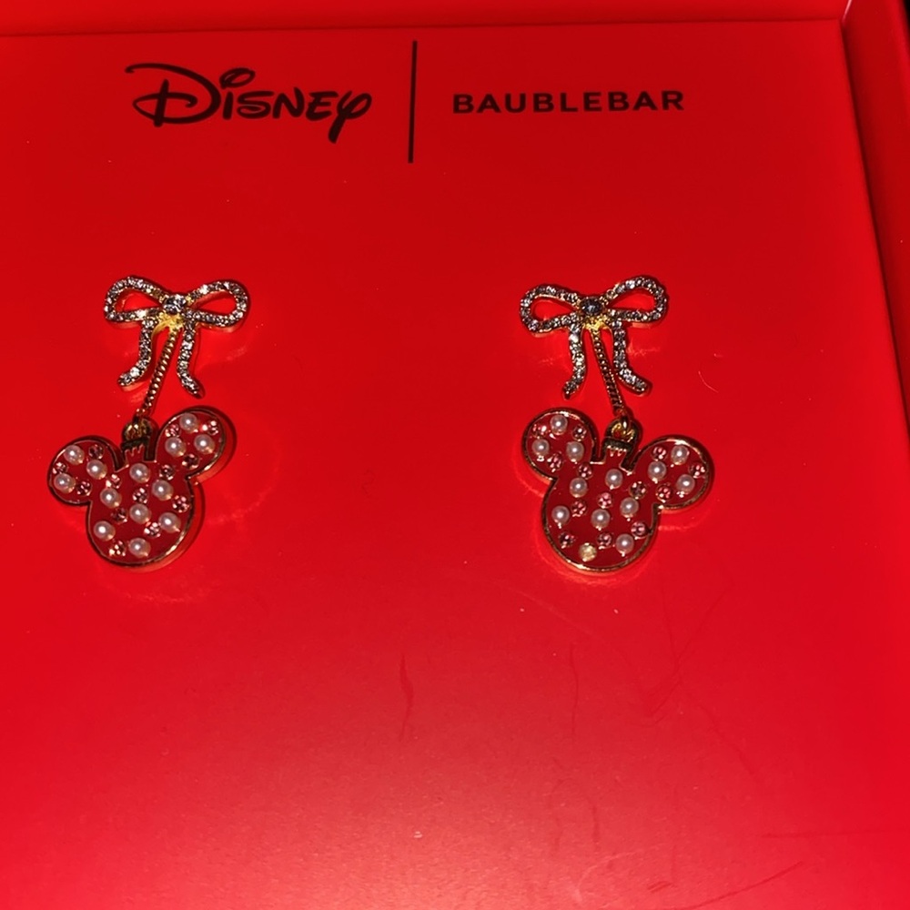 Baublebar disney dangly bow earrings - Picture 2 of 5